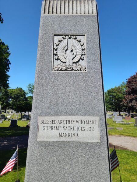 EAST AKRON CEMETERY VETERANS MEMORIAL SIDE C