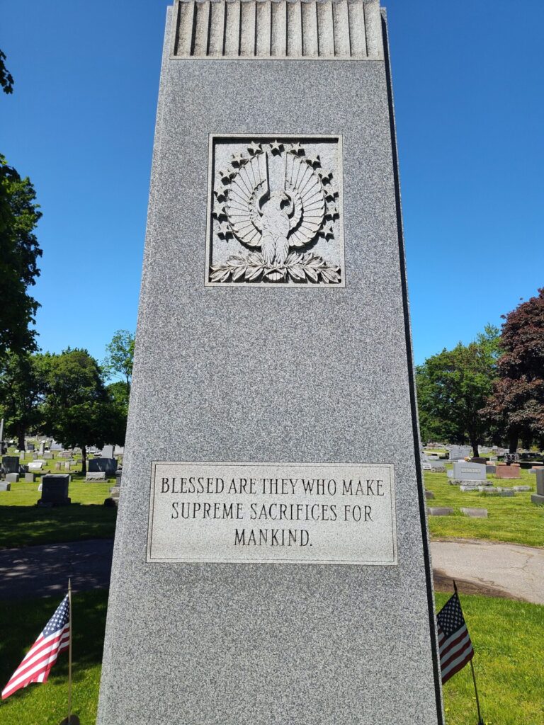 EAST AKRON CEMETERY VETERANS MEMORIAL SIDE C