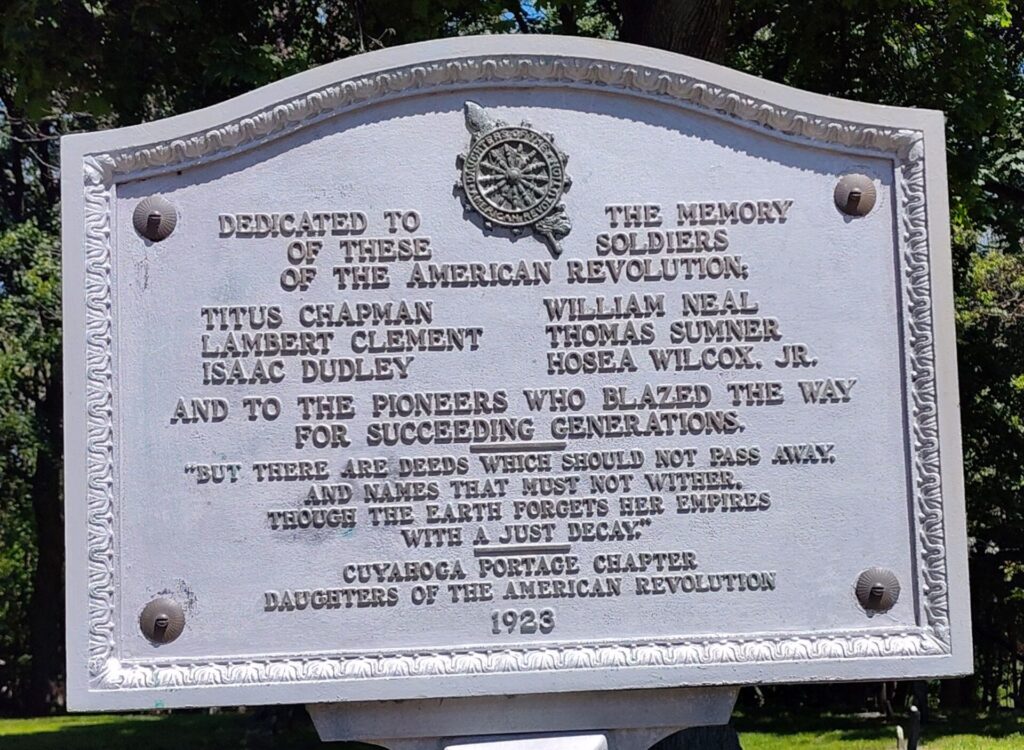 MIDDLEBURG AMERICAN REVOLUTION WAR MEMORIAL MARKER
