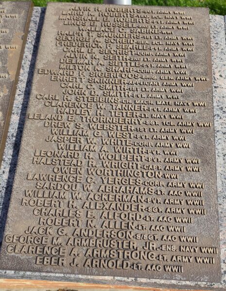 BATTLE WALLS OF HONOR AND REMEMBRANCE MEMORIAL STONE D
