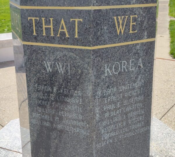 NORTH DAYTON PATRIOTS MEMORIAL STONE D