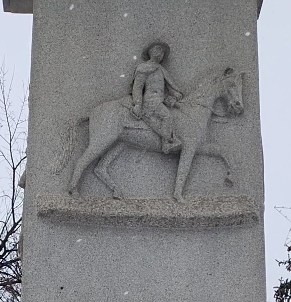 BEDFORD CIVIL WAR MEMORIAL STONE H