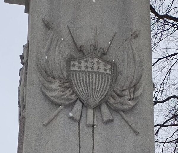 BEDFORD CIVIL WAR MEMORIAL STONE E