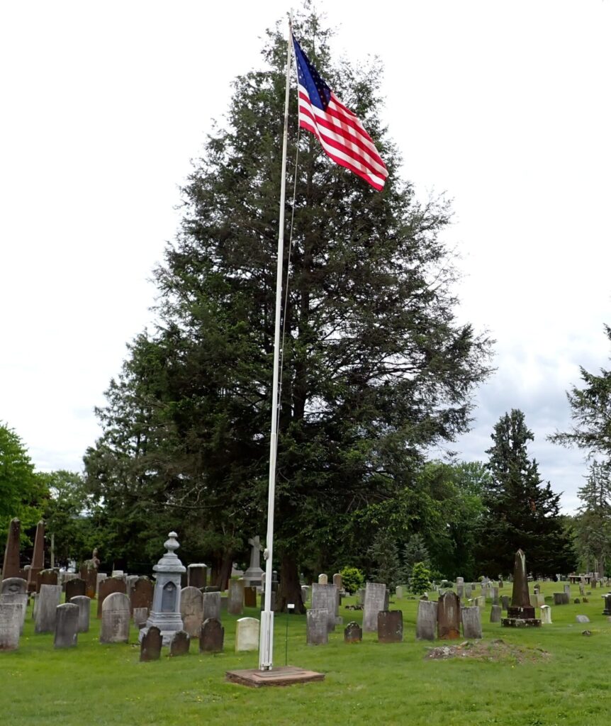 CENTER CEMETERY VETERANS MEMORIAL FLAGPOLE
