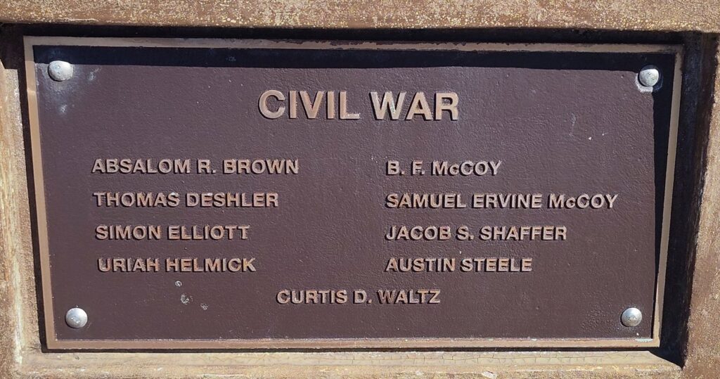 WADSWORTH AMERICAN LEGION POST #170 WAR VETERANS MEMORIAL PLAQUE A