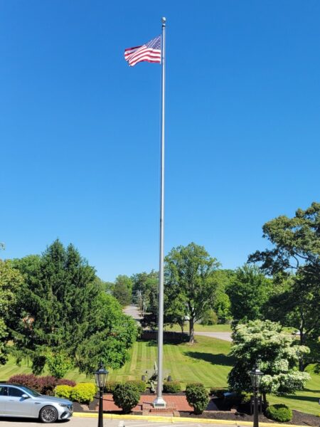 PFC RICHARD A. POTTER WAR MEMORIAL FLAGPOLE