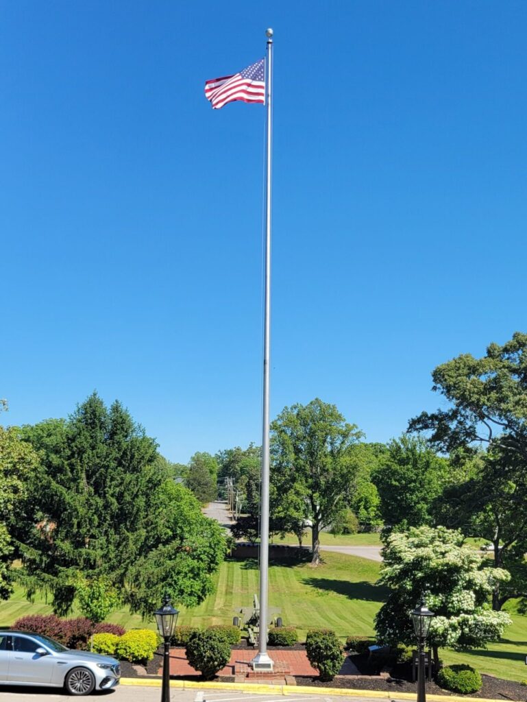 PFC RICHARD A. POTTER WAR MEMORIAL FLAGPOLE