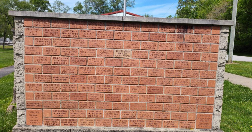 AMERICAN LEGION POST #755 VETERANS WALL OF HONOR MEMORIAL WALL B