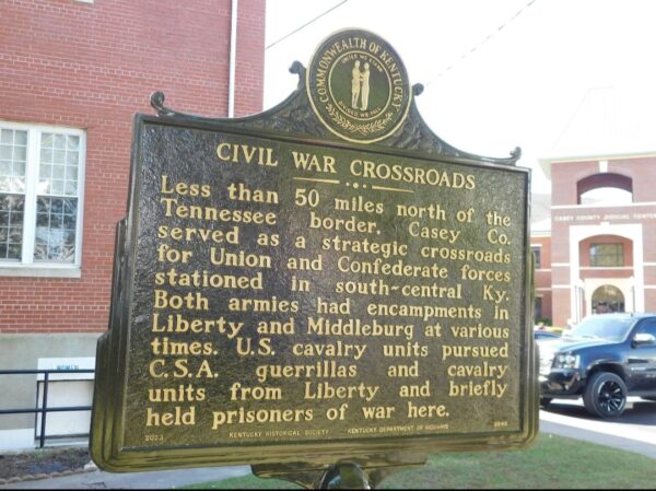 CIVIL WAR CROSSROADS MEMORIAL MARKER