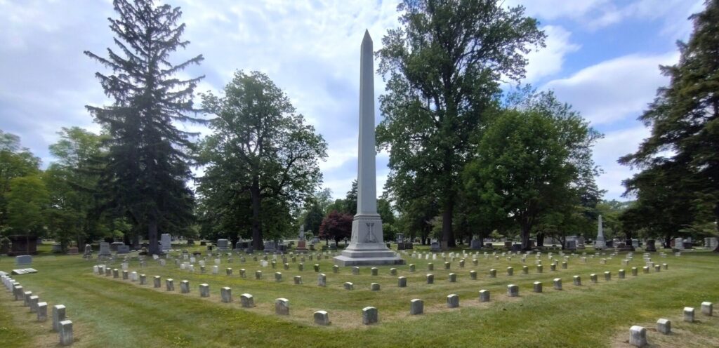WOODLAWN CEMETERY TO OUR SOLDIER DEAD WAR MEMORIAL