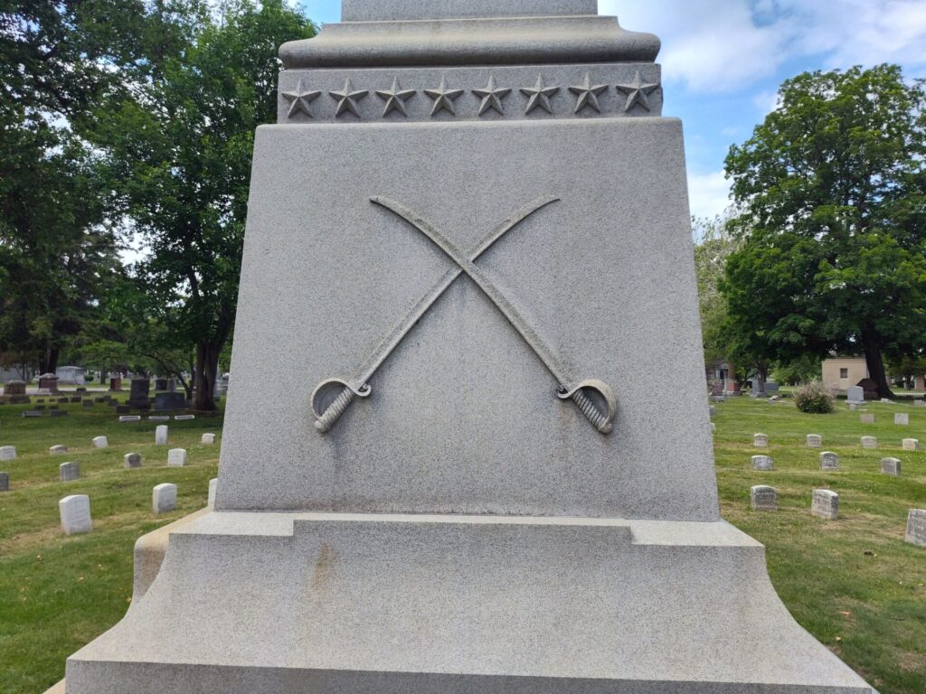 WOODLAWN CEMETERY TO OUR SOLDIER DEAD WAR MEMORIAL SIDE D