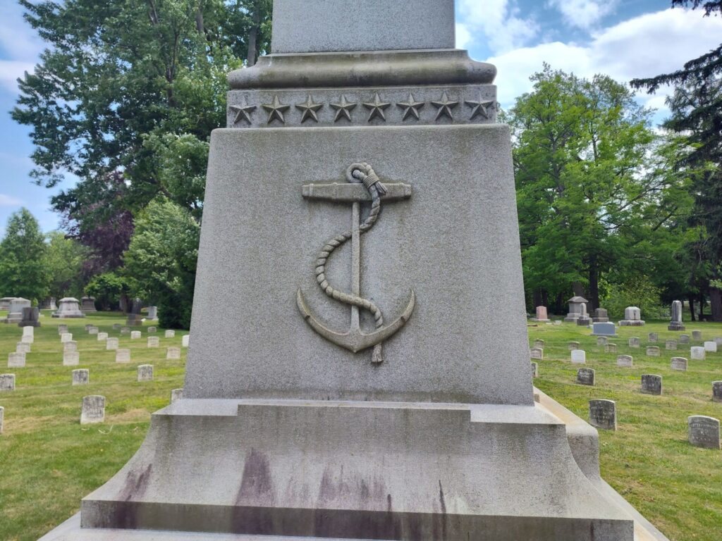 WOODLAWN CEMETERY TO OUR SOLDIER DEAD WAR MEMORIAL SIDE B