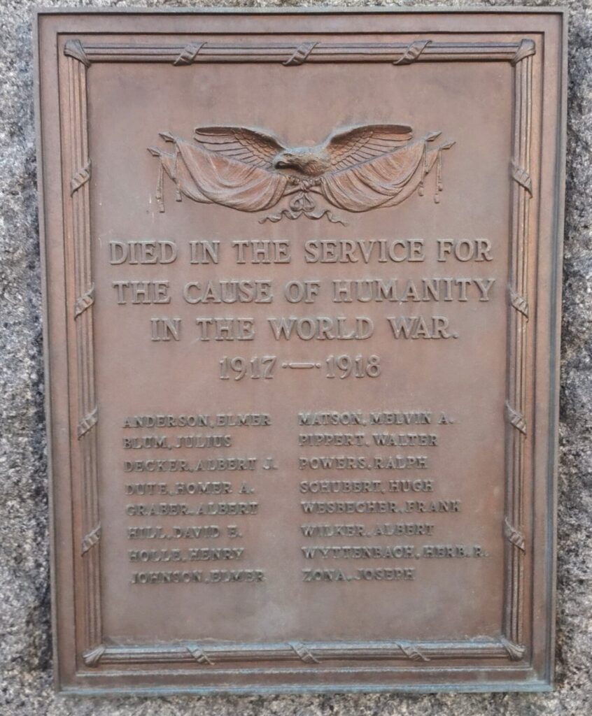 FRATERNAL ORDER OF EAGLES 1442 SUPREME SACRIFICE WORLD WAR MEMORIAL PLAQUE