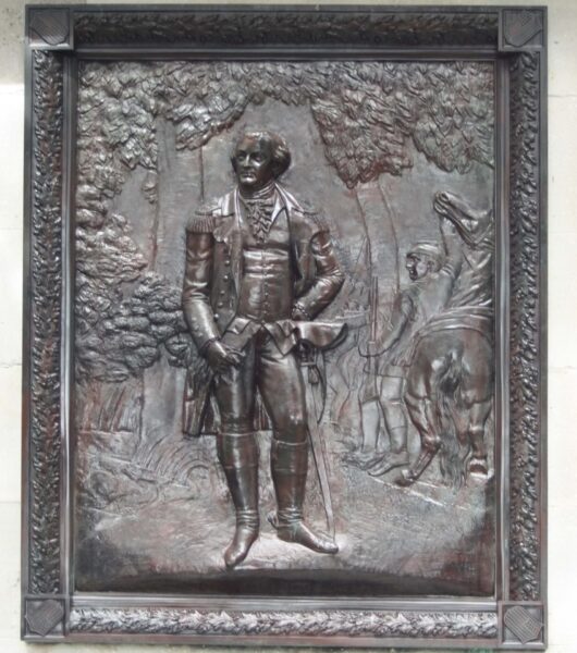 MAJOR GENERAL NATHANAEL GREENE REVOLUTIONARY WAR MEMORIAL PLAQUE C