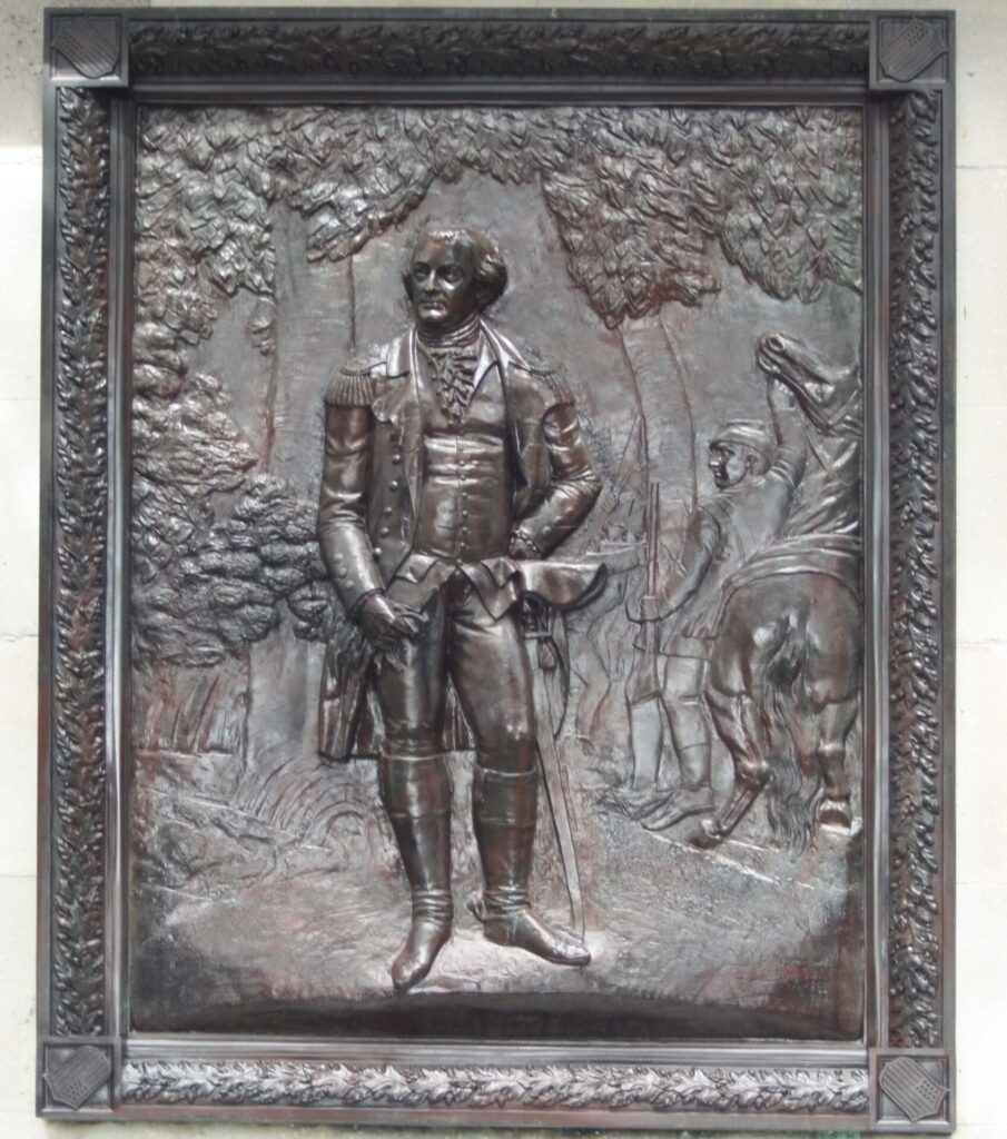 MAJOR GENERAL NATHANAEL GREENE REVOLUTIONARY WAR MEMORIAL PLAQUE C