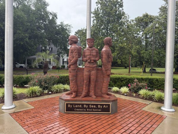 BAMBERG COUNTY VETERANS MEMORIAL WALKWAY STATUES