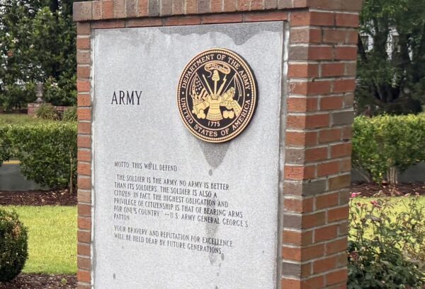 BAMBERG COUNTY VETERANS MEMORIAL WALKWAY STONE A