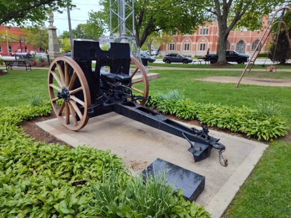 AMERICAN LEGION POST 214 KRUPP WORLD WAR I CANNON MEMORIAL