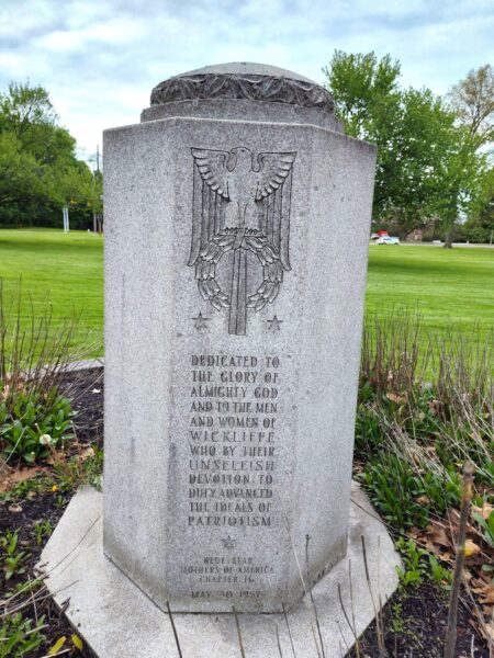 WICKLIFFE ALL VETERANS MEMORIAL