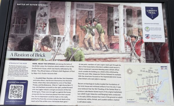 A BASTION OF BRICK REVOLUTIONARY WAR MEMORIAL PANEL