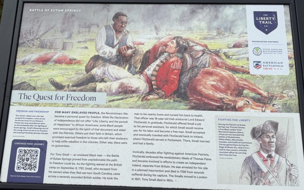 THE QUEST FOR FREEDOM REVOLUTIONARY WAR MEMORIAL PANEL