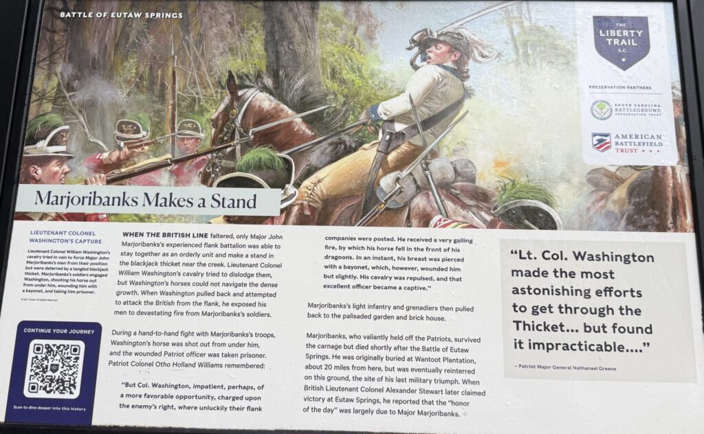 MARJORIBANKS MAKES A STAND WAR MEMORIAL PANEL