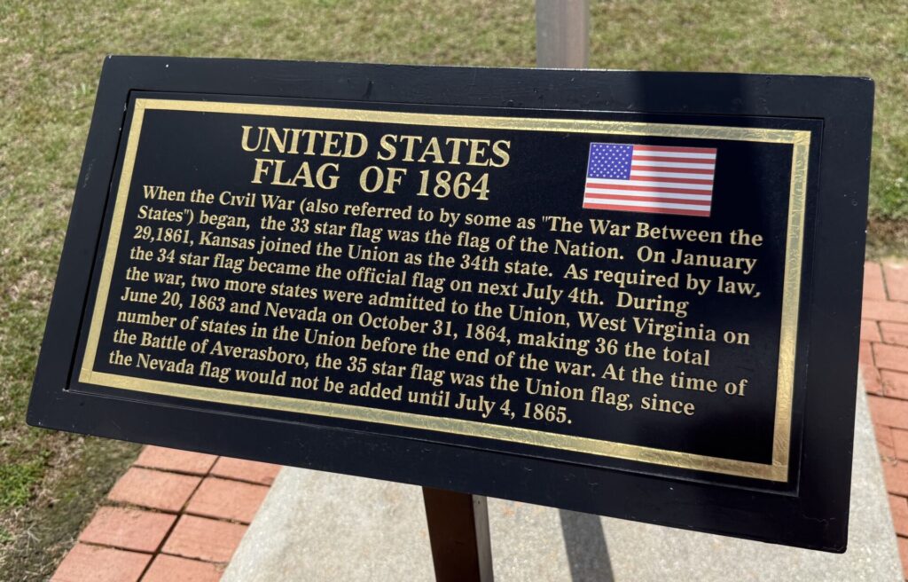 UNITED STATES FLAG OF 1864