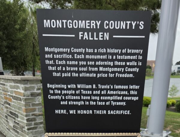 MONTGOMERY COUNTY’S FALLEN WAR MEMORIAL STONE