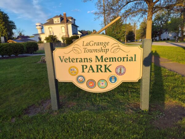 LA GRANGE TOWNSHIP VETERANS MEMORIAL PARK MARKER