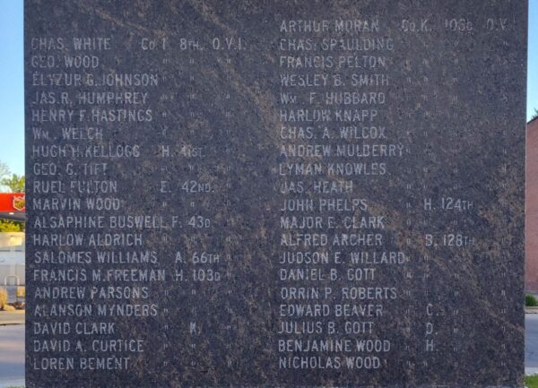 LA GRANGE SOLDIERS’ MONUMENT STONE C