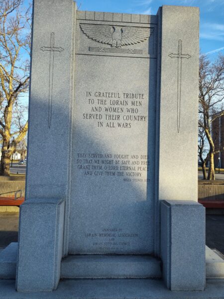 LORAIN ALL WARS VETERANS MEMORIAL