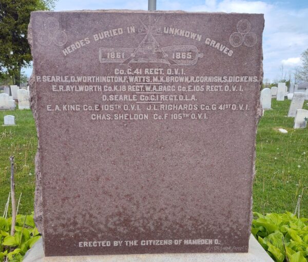 HEROES BURIED IN UNKNOWN GRAVES WAR MEMORIAL