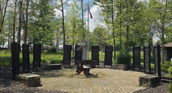 WORLD TRADE ARTIFACT #G-0020 MEMORIAL OVERIVEW