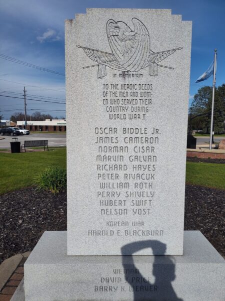IN MEMORIAM TO HEROIC DEEDS WAR MEMORIAL