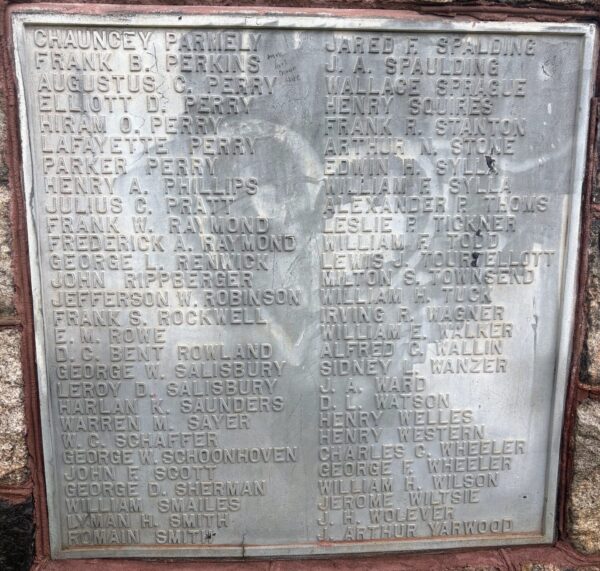 ELGIN ACADEMY’S GREAT CIVIL WAR MEMORIAL PLAQUE C