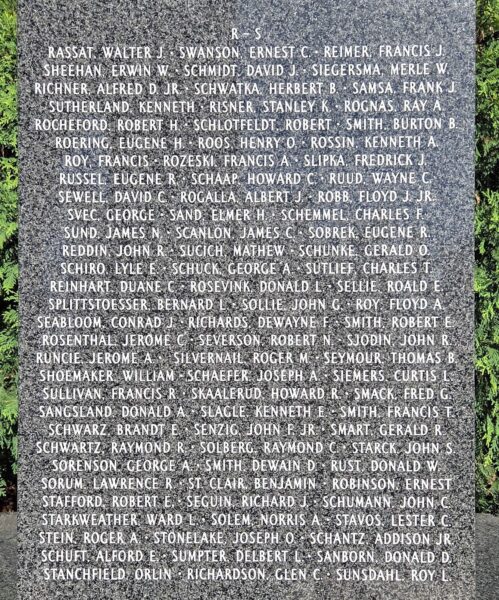 MINNESOTA KOREAN WAR MEMORIAL STONE G