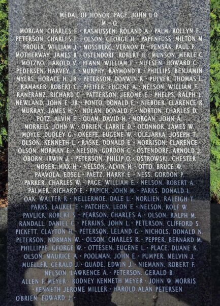 MINNESOTA KOREAN WAR MEMORIAL STONE F