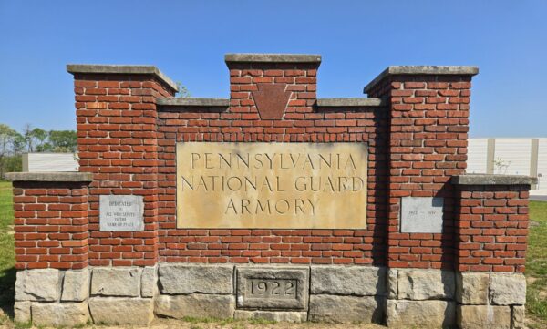 PENNSYLVANIA NATIONAL GUARD ARMORY WAR MEMORIAL WALL