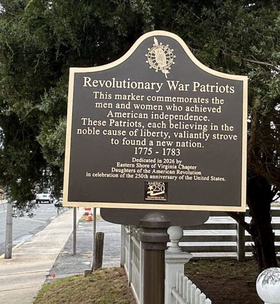 REVOLUTIONARY WAR PATRIOTS MEMORIAL MARKER ONANCOCK