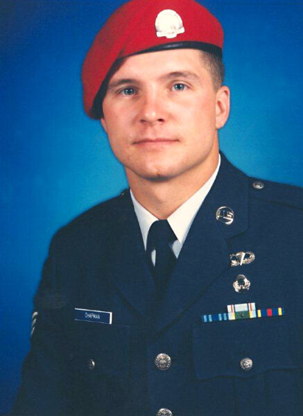 TECHNICAL SERGEATN JOHN A. CHAPMAN MEDAL OF HONOR WAR MEMORIAL PHOTO