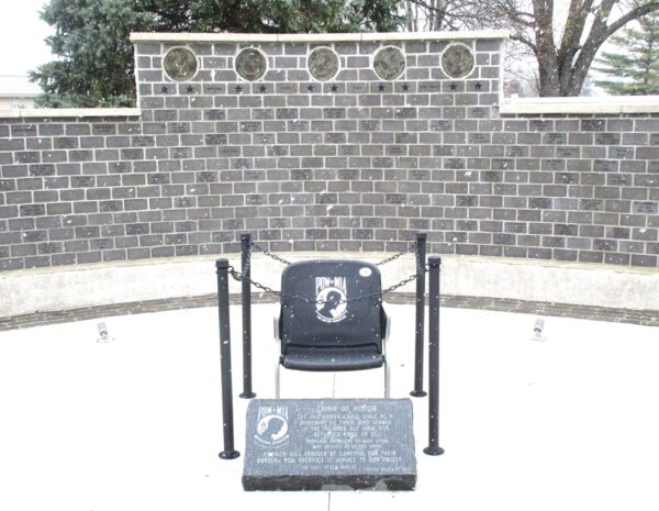 WAYNESFIELD VETERANS MEMORIAL PARK CHAIR OF HONOR