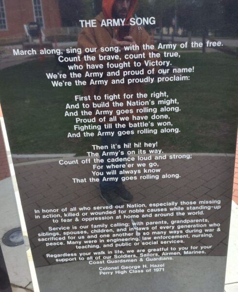 MISSING IN ACTION WAR MEMORIAL STONE F
