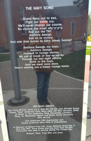 MISSING IN ACTION WAR MEMORIAL STONE D