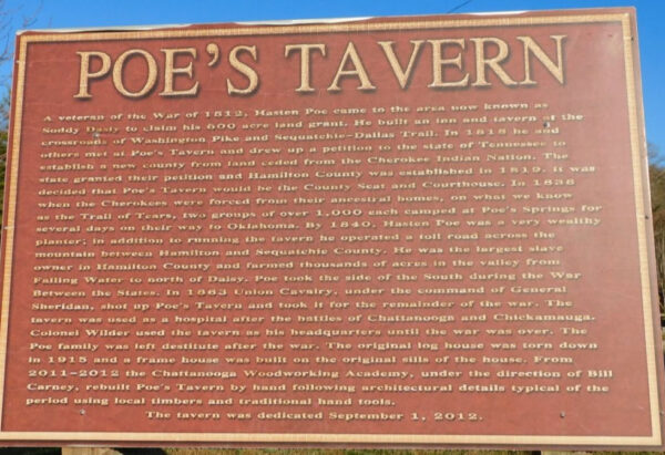 POE’S TAVERN WAR MEMORIAL PLAQUE