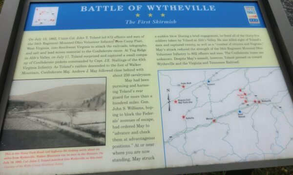 BATTLE OF WYTHEVILLE WAR MEMORIAL PANEL VI