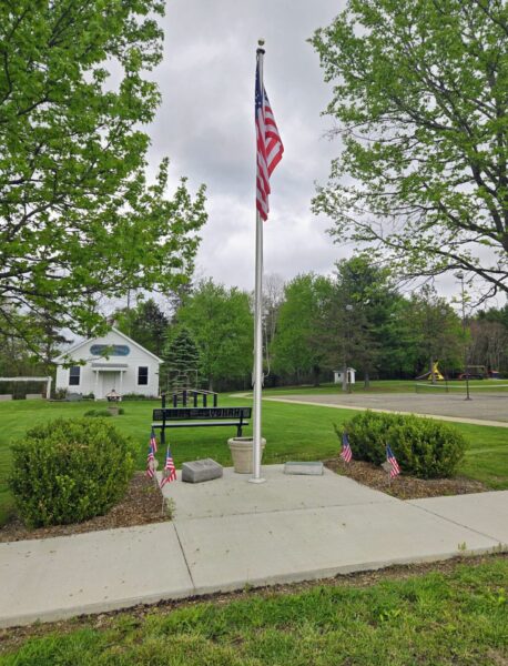 HANOVER TOWNSHIP WORLD WAR II MEMORIAL FLAGPOLE