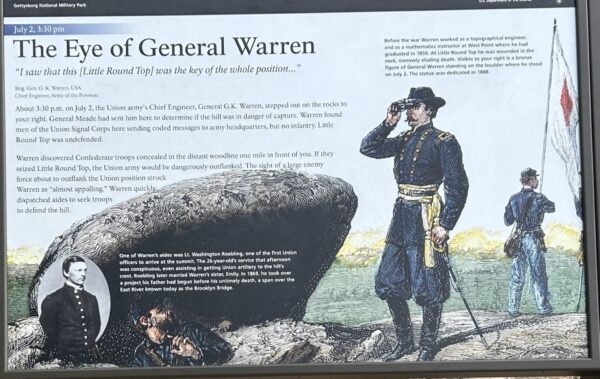 THE EYE OF GENERAL WARREN WAR MEMORIAL PANEL
