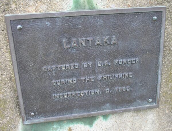 LANTAK WAR MEMORIAL PLAQUE