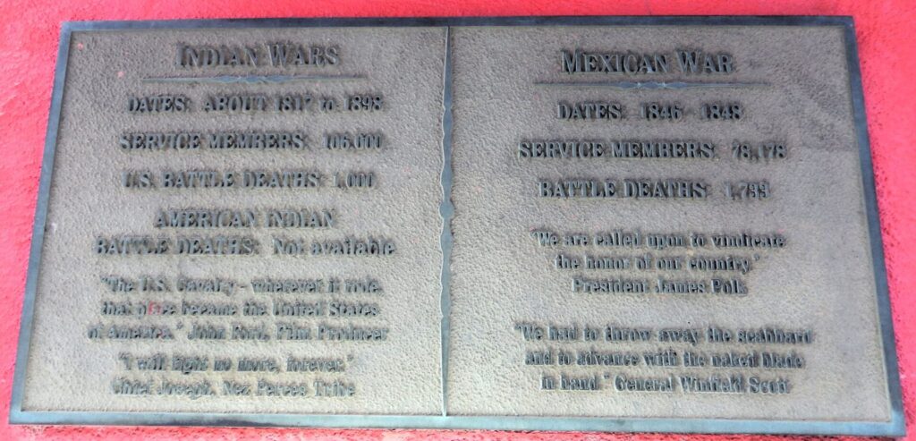 THE PRICE OF FREEDOM VETERANS MEMORIAL PLAQUE D