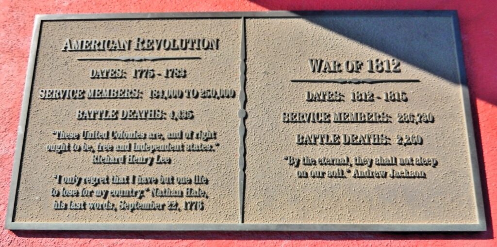 THE PRICE OF FREEDOM VETERANS MEMORIAL PLAQUE C